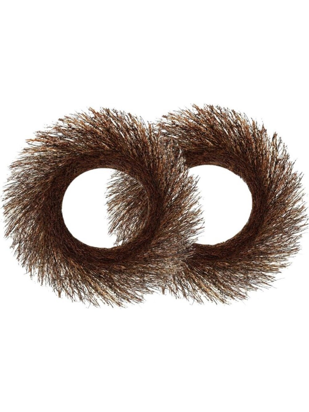 Natural Rustic Grapevine Wreaths 18 Inch - Set of 2, Perfect for Home Decor